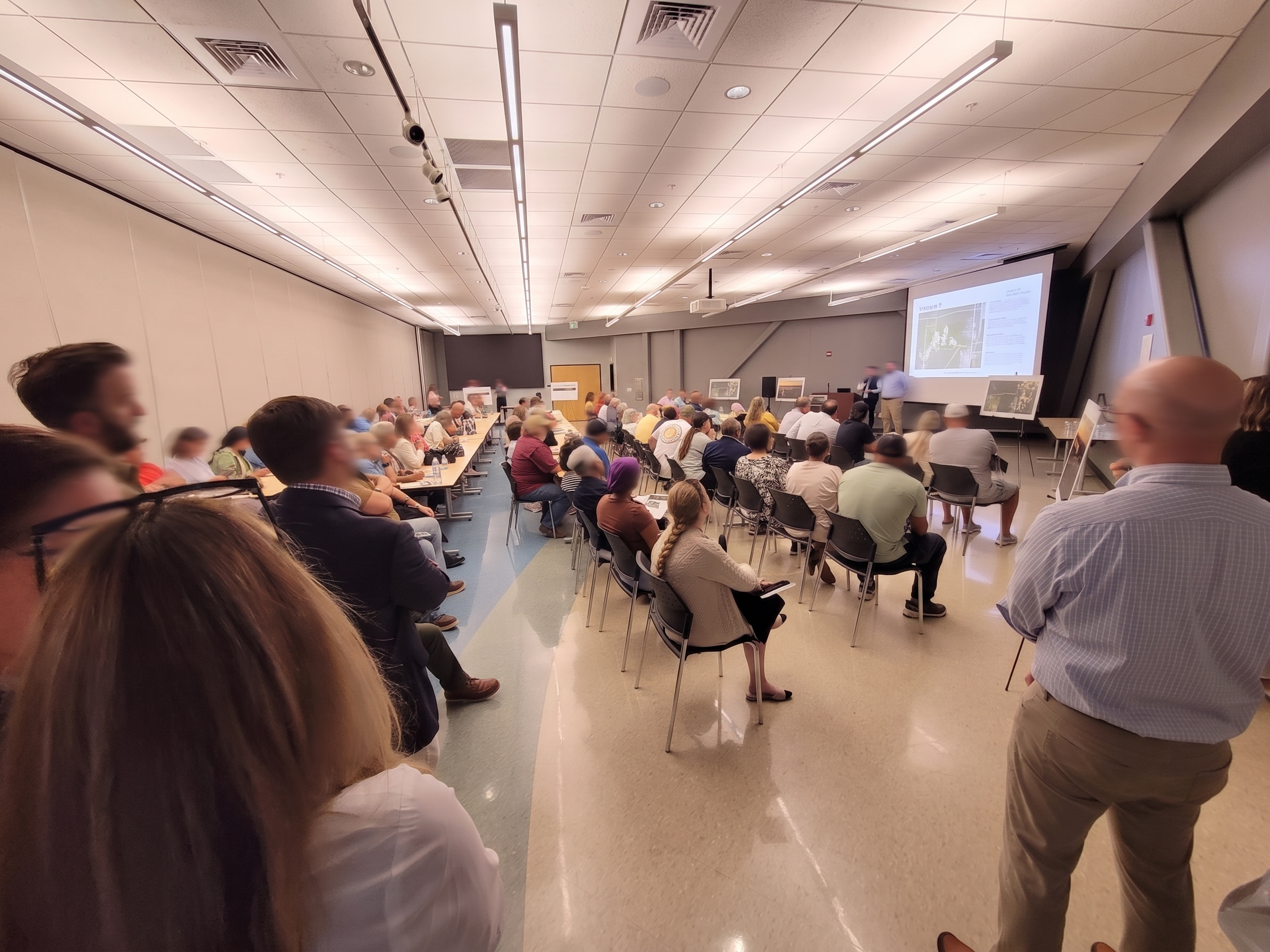 Community Interaction at Calvert Infrastructure Hub Open House